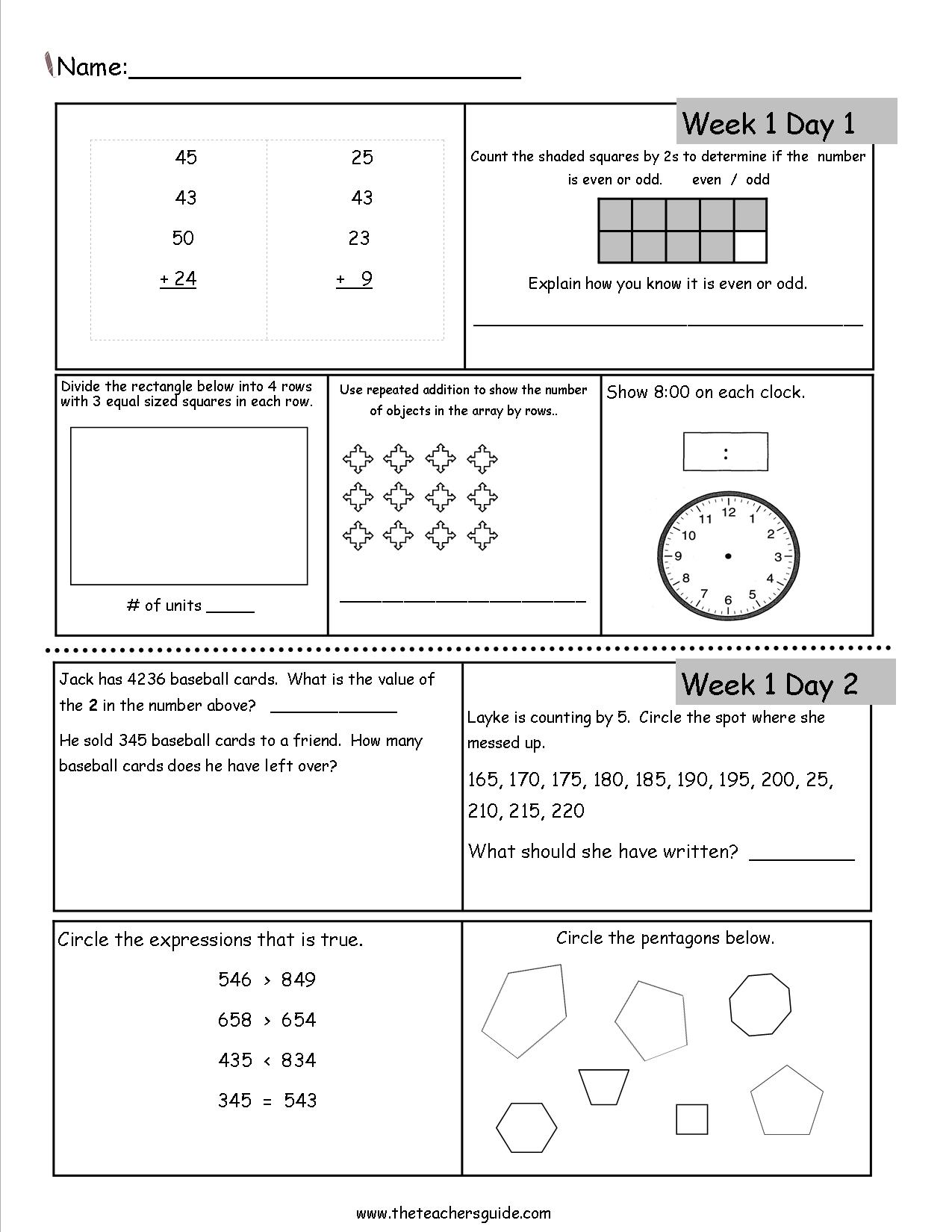 Free 3rd Grade Math Students Activity Shelter Db Excelcom Third Grade Worksheet For Super