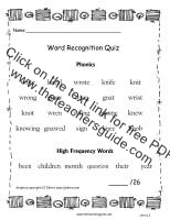 first grade wonders unit 6 week three words quiz