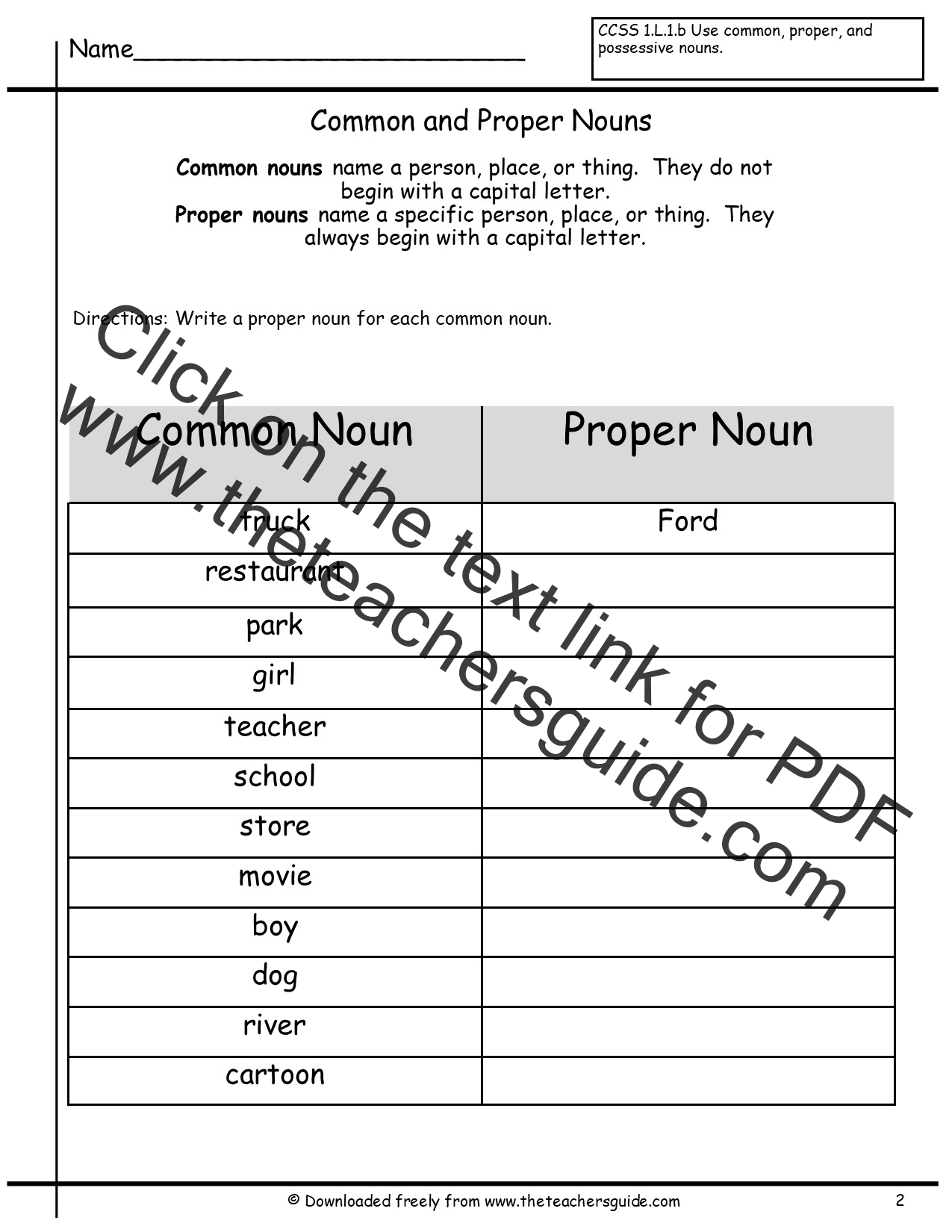 common-noun-and-proper-noun-worksheet-for-class-3-with-answers-common-and-proper-nouns