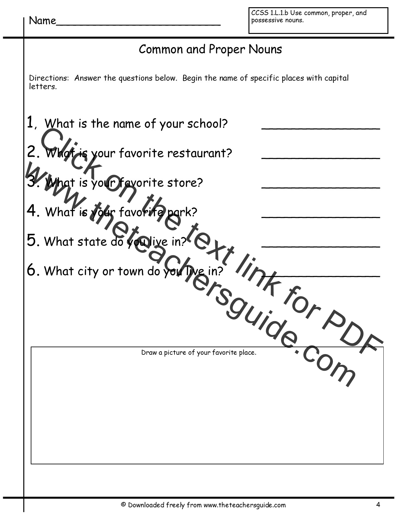 common-and-proper-nouns-worksheets-from-the-teacher-s-guide
