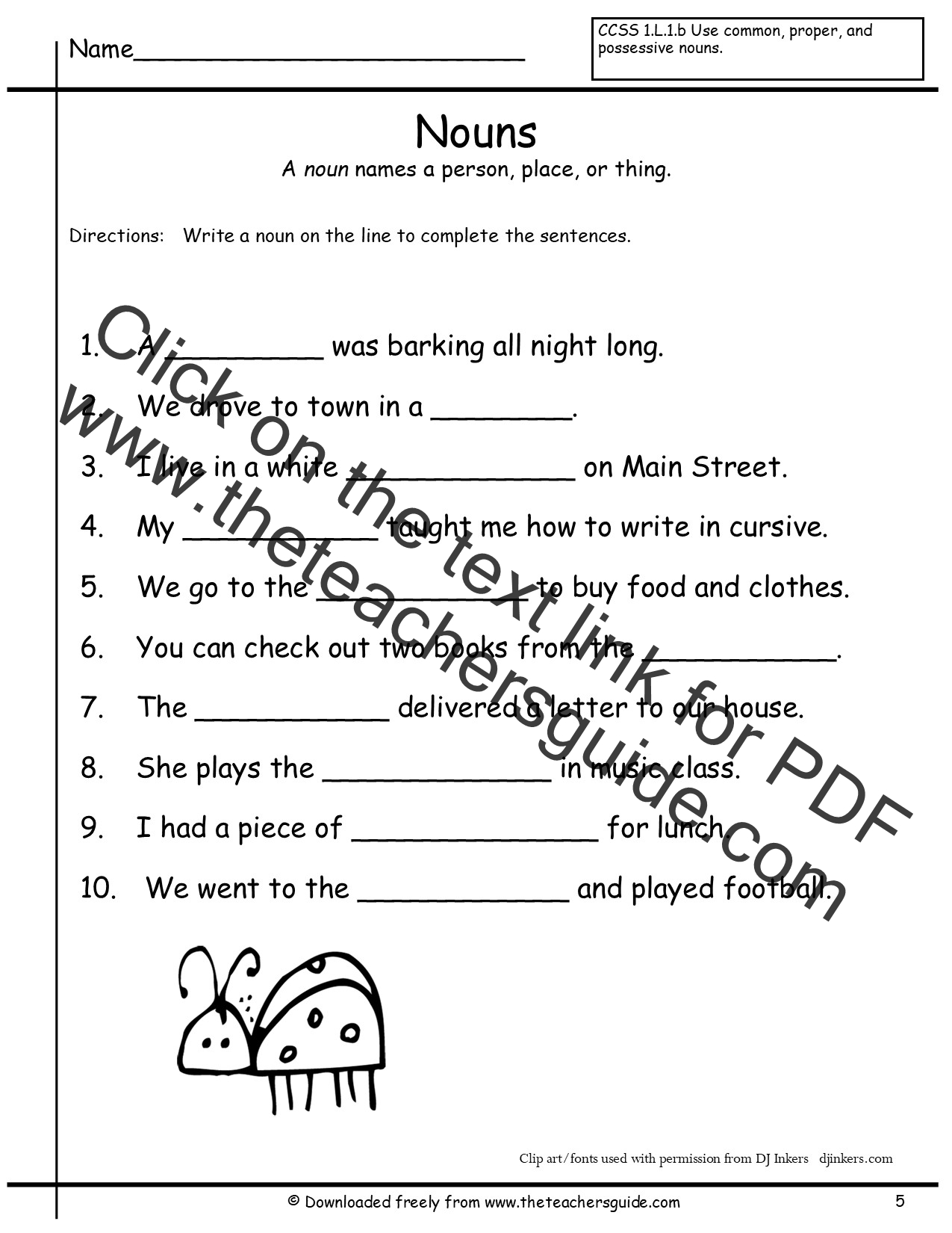 identifying-nouns-worksheet-1st-grade