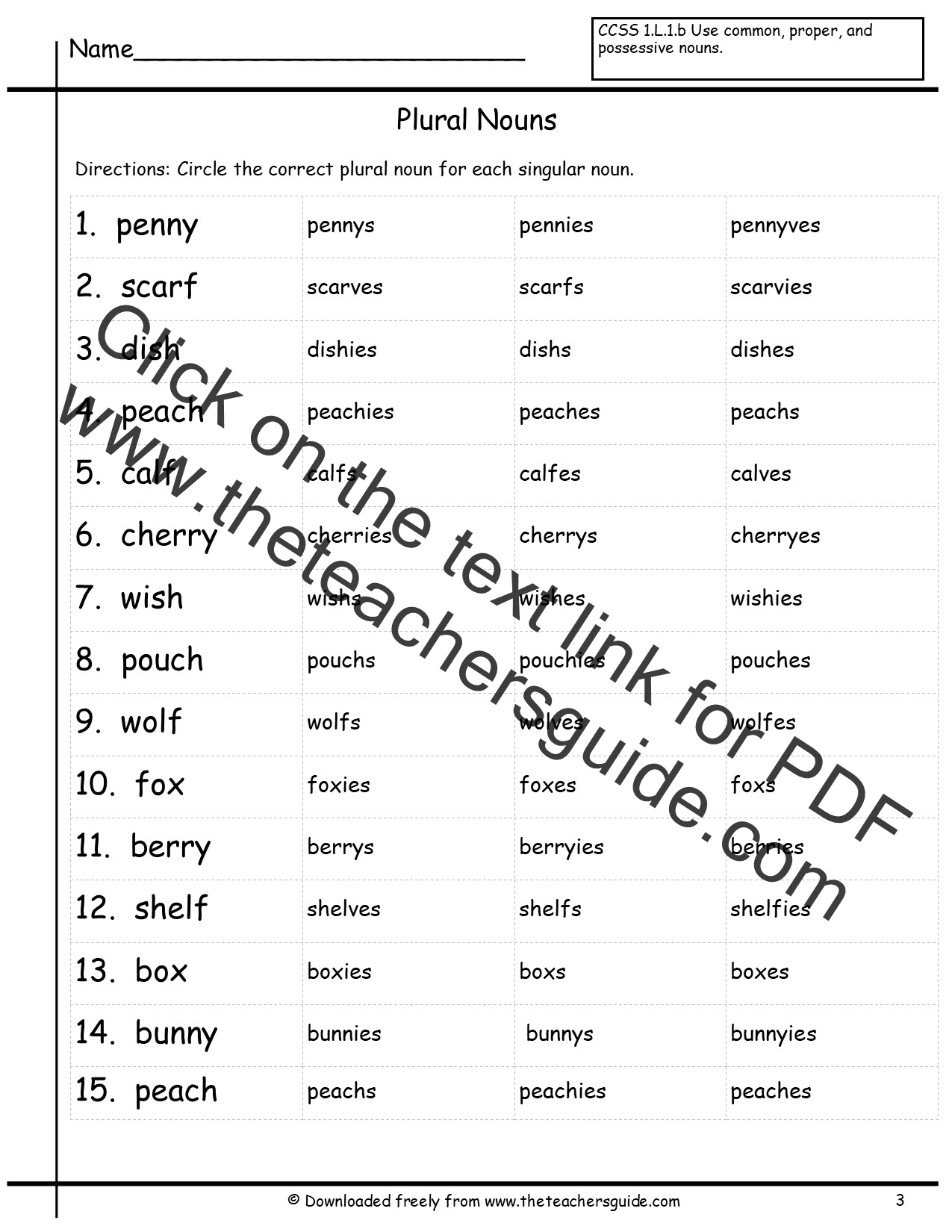 singular-and-plural-nouns-worksheets-from-the-teacher-s-guide