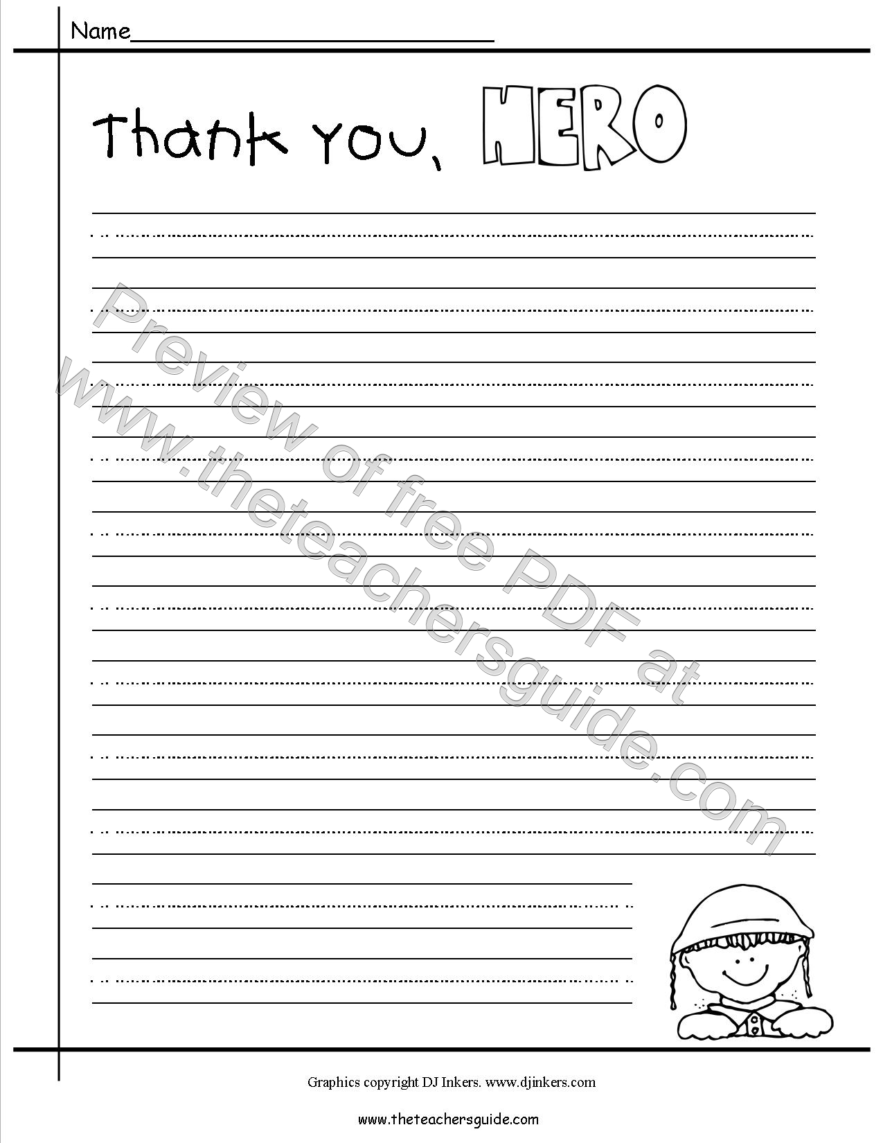 Veterans Day Letter Template Free