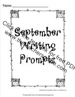 september writing journal