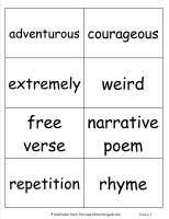 third grade wonders unit four week five vocabulary cards 