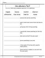 mcgrawhill wonders third grade unit two week five vocabulary test