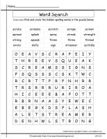 mcgrawhill wonders third grade unit two week four spelling word search