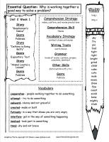 mcgraw hill wonders third grade unit two week one weekly outline