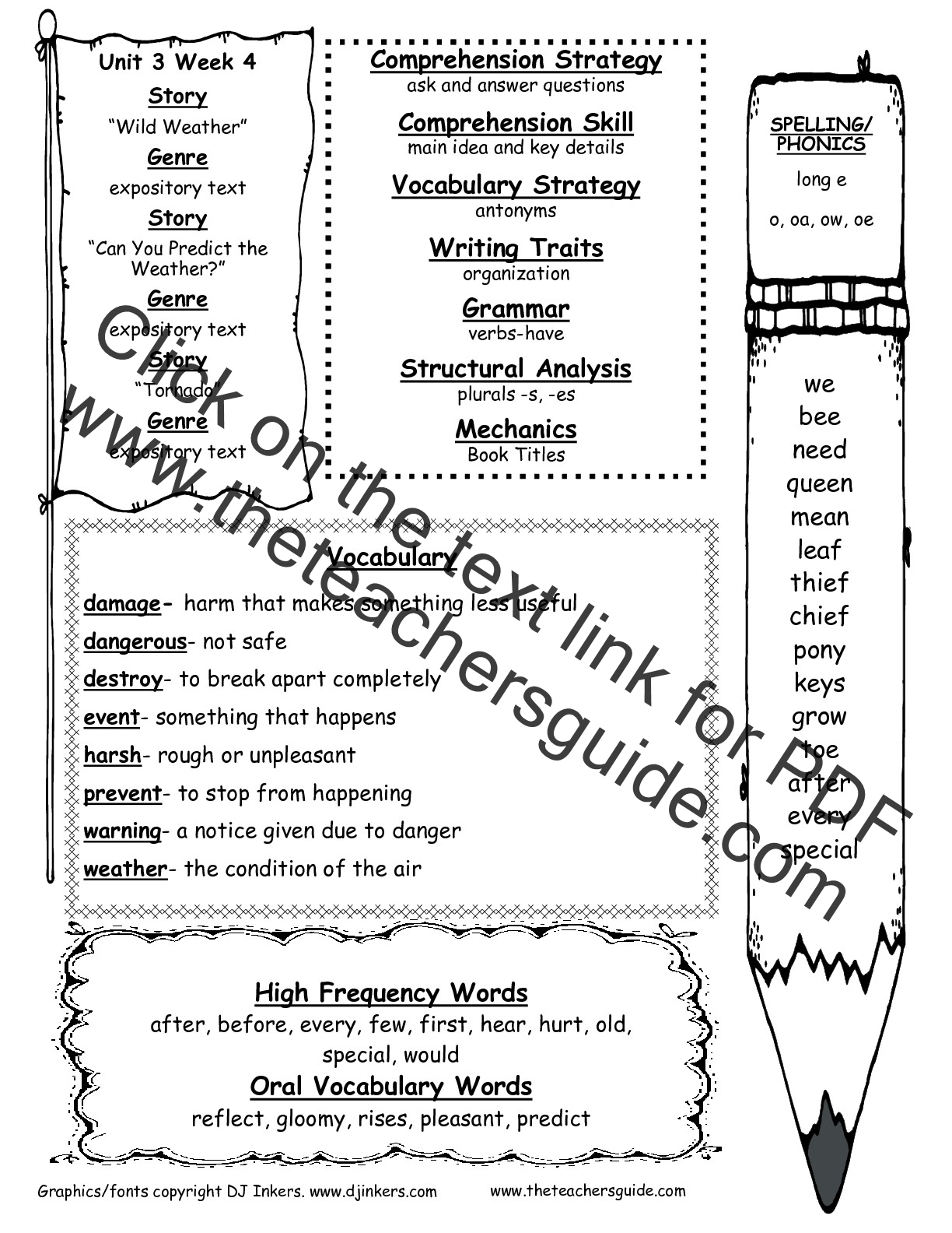 McGraw Hill Wonders Second Grade Resources And Printouts