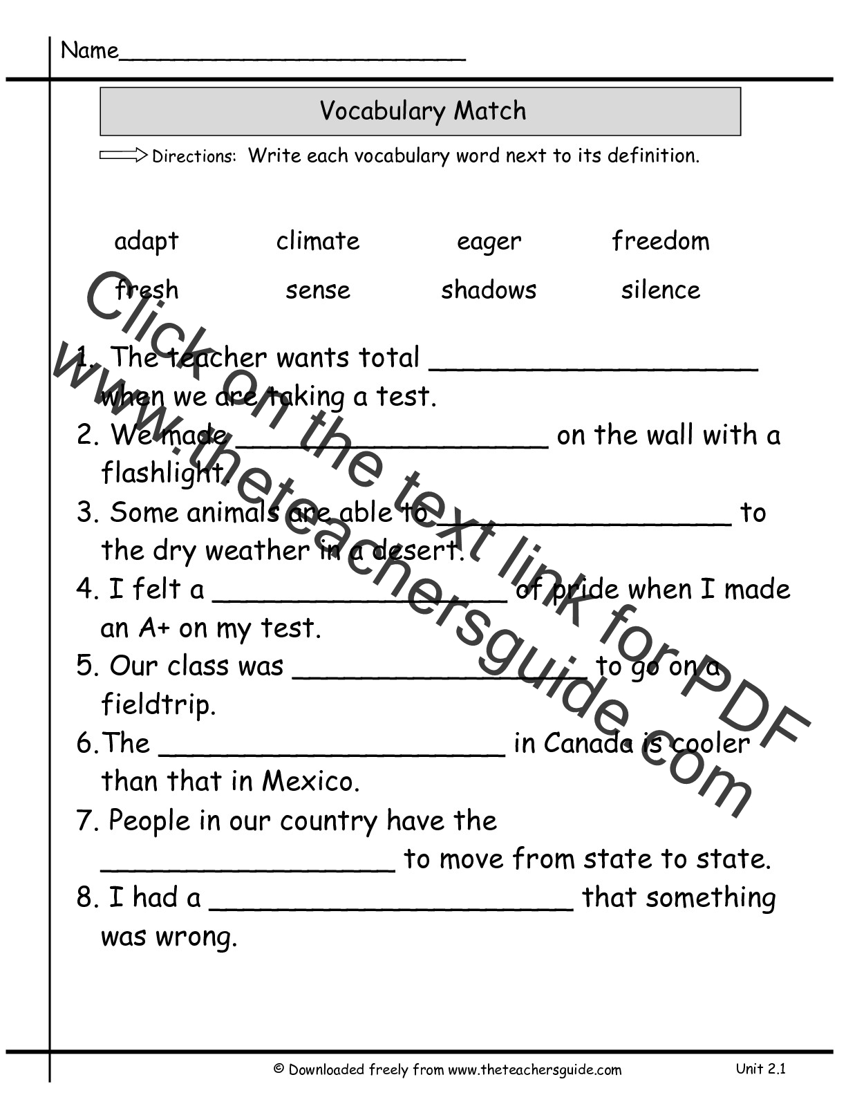 Wonders Second Grade Unit Two Week One Printouts